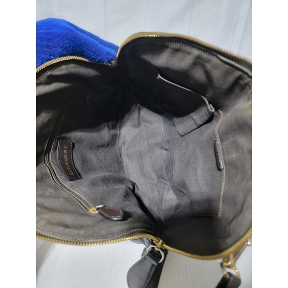 BURBERRYHaymarket Check Small Orchard Bowling Bag Chocolate - Picture 12 of 12